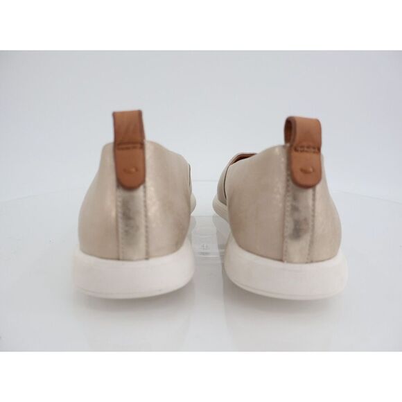 Gentle Souls Bella Ballet Flats Size 9.5 Gold Leather Wedge Platform Flats Comfy - Picture 6 of 12